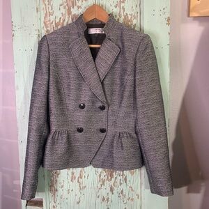 Women’s Tahari ASL grey tweed blazer